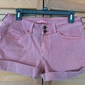 Women's Pink Denim Shorts
